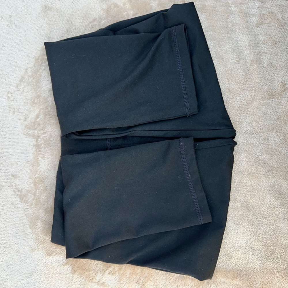 Justice Active Leggings Girls Size 12 Black Logo Waistband Athletic Excellent - Picture 6 of 7